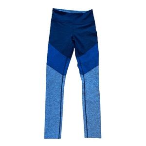 Outdoor Voices Colorblock Leggings Shades of Blue Size XS